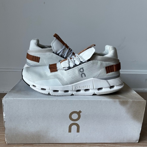 ON Running Couldnova Women Shoes Size 10 White Pearl - Picture 7 of 12